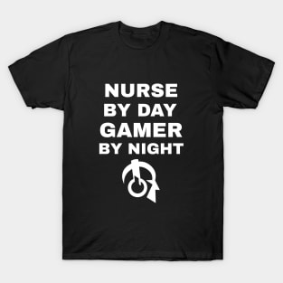 Nurse By Day Gamer By Night T-Shirt